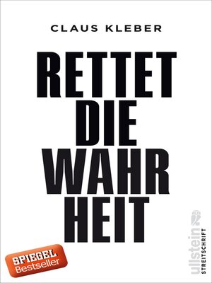 cover image of Rettet die Wahrheit!
